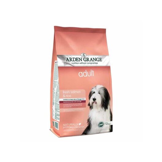 Arden Grange Hrana uscata pentru caini adulti cu somon proaspat si orez 12 kg