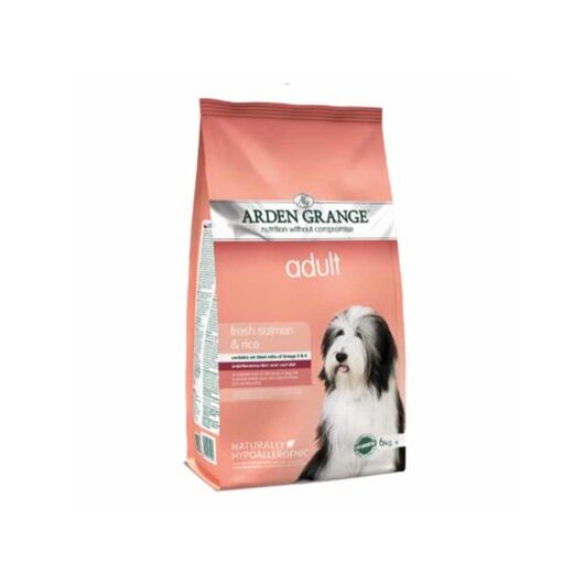 Arden Grange Hrana uscata pentru caini adulti cu somon proaspat si orez 6 kg