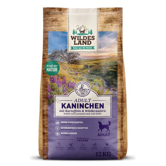 Wildes Land Hrana uscata pentru caini cu iepure si cartofi 12 kg