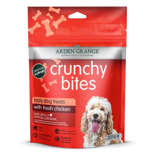Arden Grange Crunchy Bites cu pui 225 g