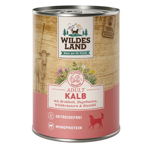 Wildes Land Hrana umeda pentru caini cu carne de vitel