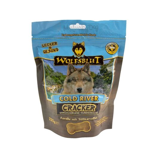 Wolfsblut Recompense pentru caini Cold River Cracker cu pastrav si cartofi 225 g